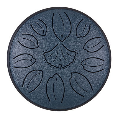 HLURU TWGG11-6 NAVY BLUE - Golden Ginkgobiloba Series 11 Notalı 6" C Majör Navy Blue Tongue Drum
